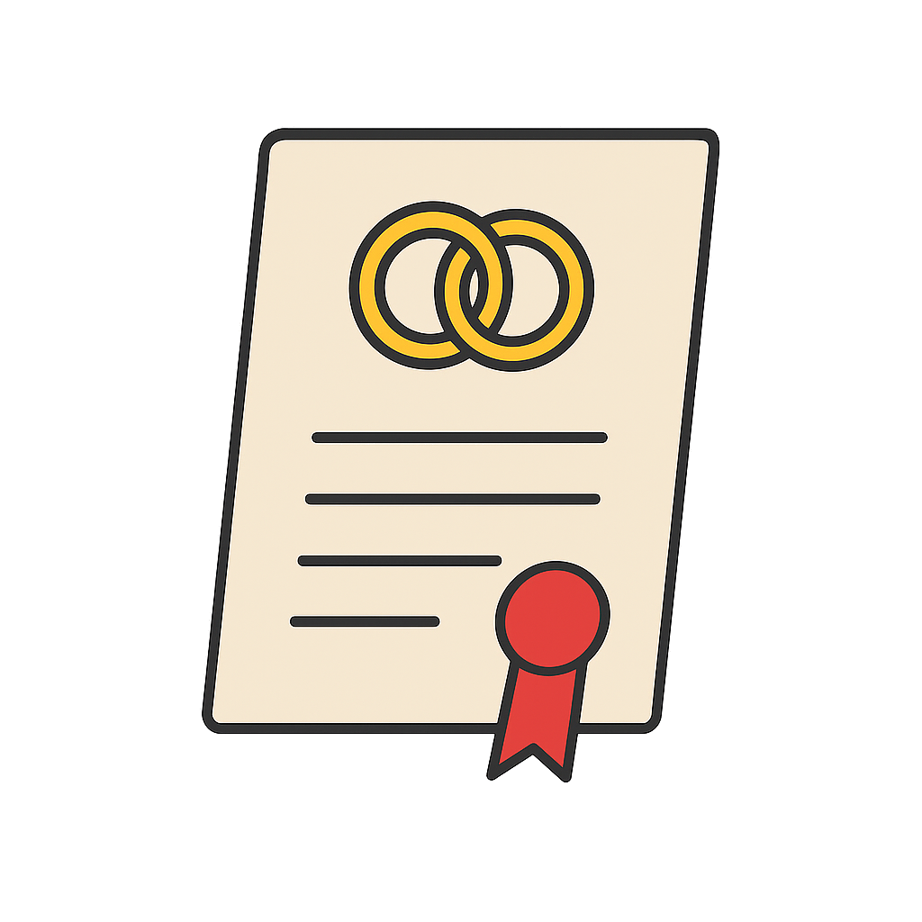 Certidão de Casamento